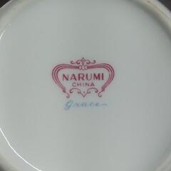 【アンティークNARUMI】Graceシリーズセット ココット 金縁 昭和レトロ シュガーポット 醤油差し 小皿 マグカップ 湯呑み 茶碗蒸しの画像