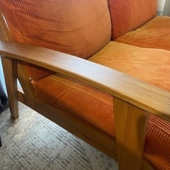 URBAN RESEARCH DOORS コーデュロイソファの画像