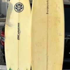 サーフボード二枚引き取りに来てくれる方にお譲りしますの画像