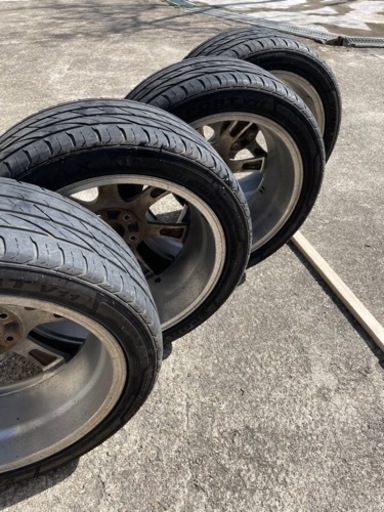 ENKEIホンダ  純正18インチ  ７Ｊ ＋５５ ＰＣＤ１１４．３ 　タイヤ付き　