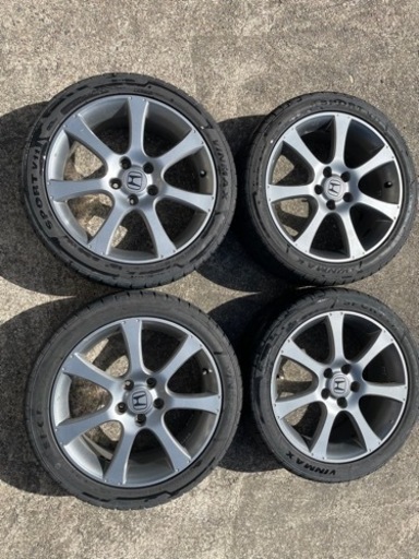 ENKEIホンダ  純正18インチ  ７Ｊ ＋５５ ＰＣＤ１１４．３ 　タイヤ付き