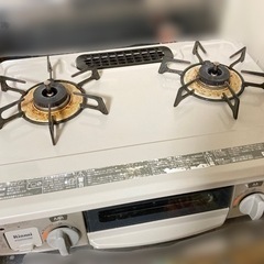 【お取引決定】リンナイ 2口ガスコンロ(KGM562BE) 