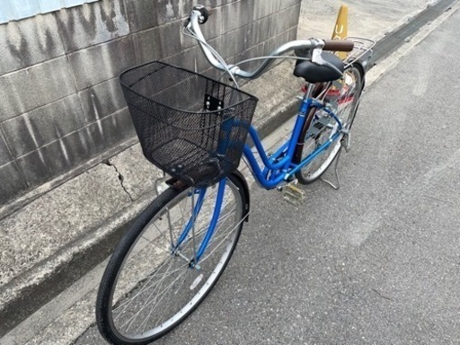 中古美品自転車 6段変速27インチ　シティサイクル