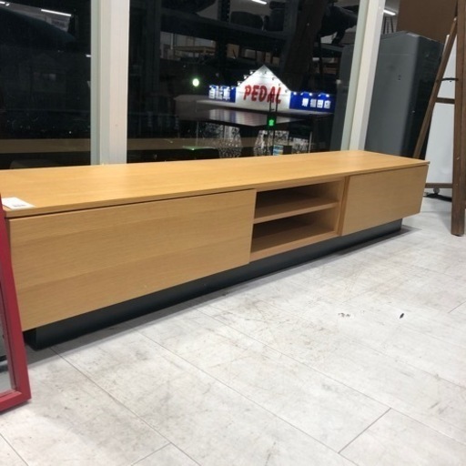 テレビボード引き出し付き引き出し内キズ有ブラウン【トレファク堺福田店】 テレビボード 引き出し付き ナチュラル 【トレファク堺福田】 【公式通販】