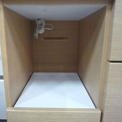 NITORI キッチンボード ビゼン140KB NA 幅140.5cm ナチュラル ニトリ レンジボード 食器棚 札幌市東区 新道東店の画像