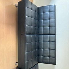 収納付き　2人がけソファベット　の画像