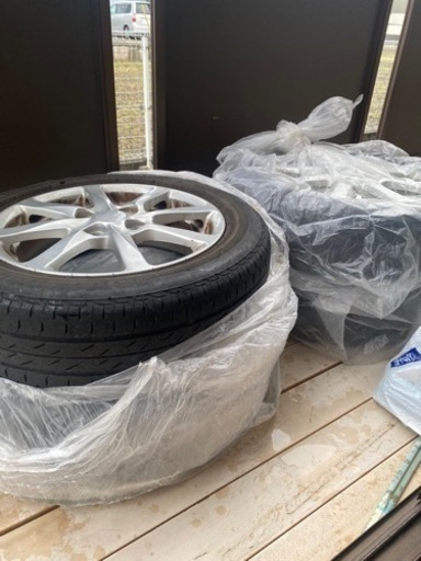 車のパーツ タイヤ、ホイールダイハツ純正ホイール155/65R14