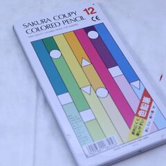 ◆ さくらクレパス　色鉛筆　12色　　　#28908　◆