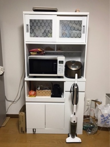 受け渡し決定　食器棚　電子レンジ棚