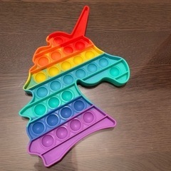 ユニコーン　プッシュポップ　レインボーの画像