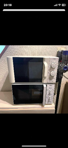 電子レンジ  ツインバード ターンテーブル式