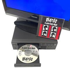 【稀少メディア/動作品】SONY ソニー VCP-S50 Video CD PLAYER VCD BEATLES ビートルズ のおまけ付きの画像