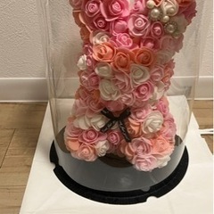 うさぎの人形　バラの画像