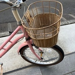 女の子　子供用自転車の画像