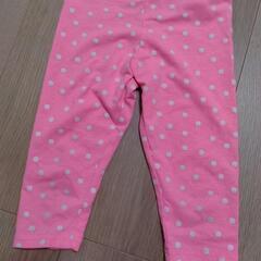 1歳半ズボン ピンクドット