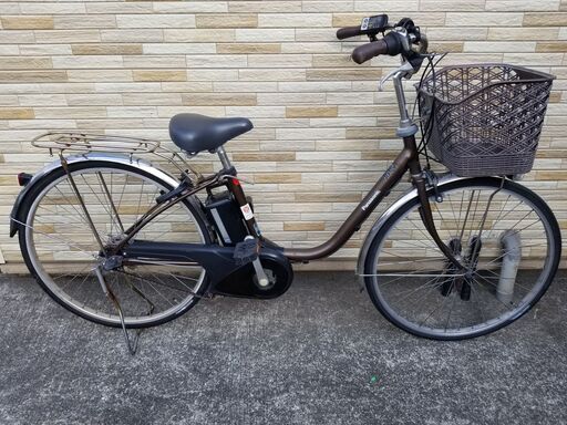 中古自転車 3段変速 26インチ LEDライト 電動自転車 軽整備済み