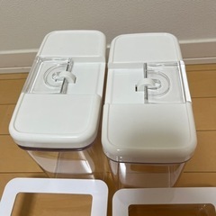 キッチン用品　ニトリ　冷蔵庫引き出し　カインズ　密閉保存容器の画像