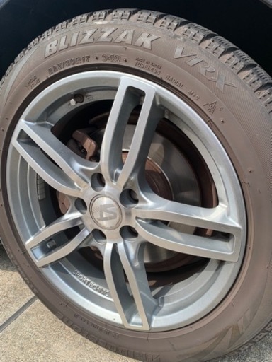 [値下げしました]アウディA4アバント　アルミホイール、スタッドレスタイヤ付き