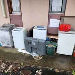 【無料】洗濯機・冷蔵庫　10台弱好きなだけ差し上げます