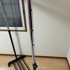 パイプハンガー　棚付きの画像