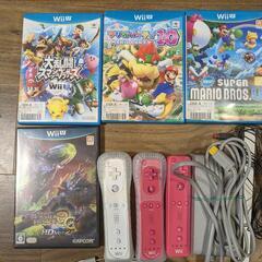 【美品】任天堂Nintendo  WiiU  本体一式プラスソフト4本の画像