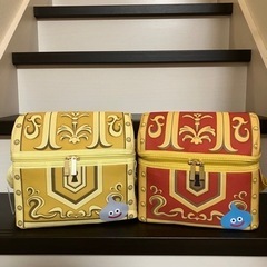 ドラクエ ドラゴンクエスト 保温保冷出来ちゃう宝箱 赤 金 全2...