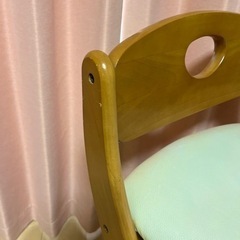 オクモト　木製　学習椅子の画像