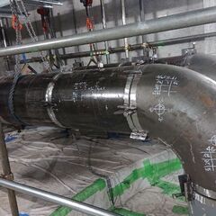 主な作業は配管の製作及び現場取り付け工事です！の画像