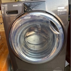 状態良好！ドラム式洗濯機半年使用AQUA AQW-DX 12N ...