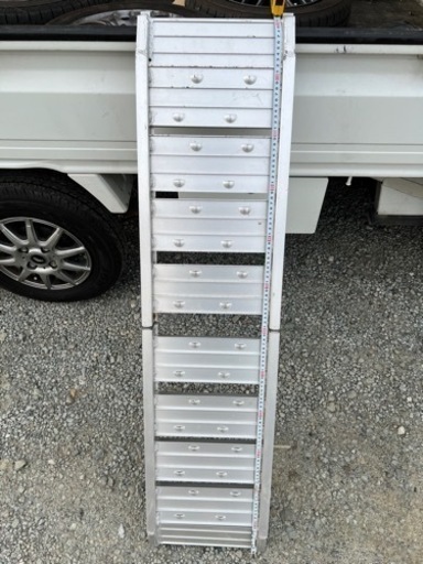 折り畳み アルミ ブリッジ ラダー スロープ レール