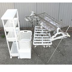 配達先決定🚚　無料配達します🚚美品💖白の洗濯用品まとめてどうぞ！...