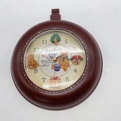 【未使用品】くまさん絵柄掛け時計の画像