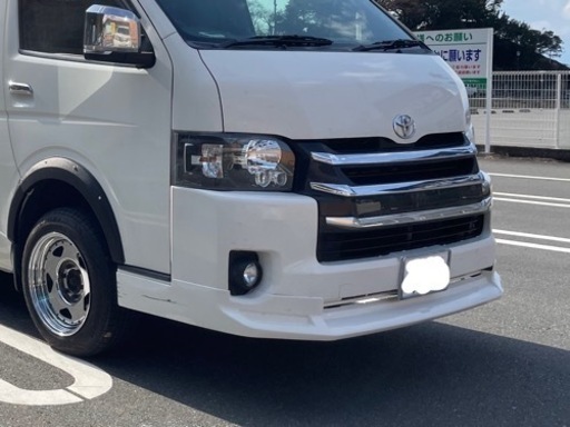 ハイエース ワイド フロントスポイラー