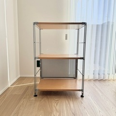 スチールユニットシェルフ（無印良品）
