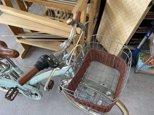 子供用自転車 水色 cafe croissant 24 札幌市　引き渡し 子供用自転車 水色 cafe croissant 24 札幌市 引き渡し - メルカリ