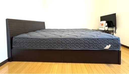 ⭐︎値引きOK!!⭐︎ワイドダブルベッド&マットレス