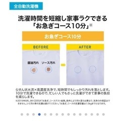 【新品未使用】洗濯機5.5kg の画像