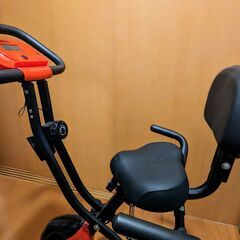 折りたたみ 背もたれフィットネスバイク マグネット式静音