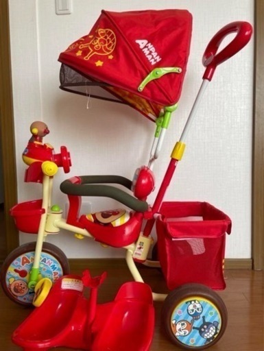 【取引中】アンパンマン三輪車（1.5~5才未満迄/今月中に引取できる方は値引相談可）