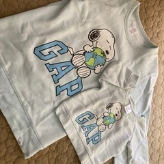 GAPスヌーピー親子おそろい春用トレーナー