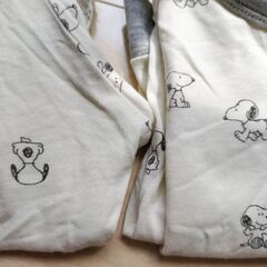 H&M×SNOOPY★薄手パジャマ/0〜1歳の画像