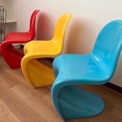 ［受付本日4/5まで］子供用　ミニパントンチェア三脚セットの画像