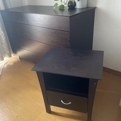 チェスト、サイドテーブルSETの画像