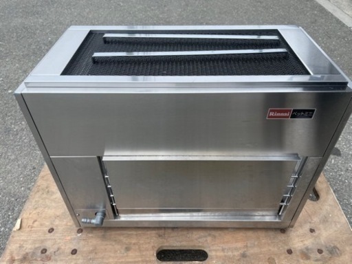 ■中古品 リンナイ ガス上火焼きグリラー LPガス RGP-42SV 2017年 動作問題なし■