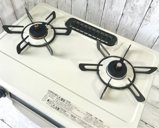 お引取り限定 美品 21年製 リンナイ LPガス用 ガスコンロ 2口ガステーブル RT34NJH グリル未使用