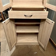 《売約済》【池上店 4/12 OPEN】 食器棚　レンジボード　システムボード　レンジ台　キッチン収納　キッチン　棚　カップボード 🚚運搬無料エリア有 / 大田区 リサイクルショップ 🪜Lumberroom - ランバールーム - 池上店 / 池上駅 大森駅 蒲田駅 最寄り🪜の画像