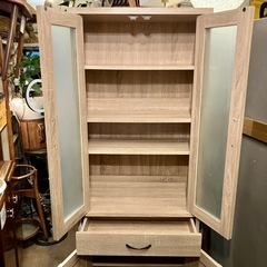 《売約済》【池上店 4/12 OPEN】 食器棚　レンジボード　システムボード　レンジ台　キッチン収納　キッチン　棚　カップボード 🚚運搬無料エリア有 / 大田区 リサイクルショップ 🪜Lumberroom - ランバールーム - 池上店 / 池上駅 大森駅 蒲田駅 最寄り🪜の画像