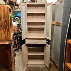 《売約済》【池上店 4/12 OPEN】 食器棚　レンジボード　システムボード　レンジ台　キッチン収納　キッチン　棚　カップボード 🚚運搬無料エリア有 / 大田区 リサイクルショップ 🪜Lumberroom - ランバールーム - 池上店 / 池上駅 大森駅 蒲田駅 最寄り🪜の画像