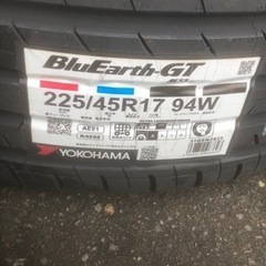 値下げ！希少サイズ！ヨコハマ 低燃費タイヤ新品未使用！225 45R17 ホイール付き4本セット レクサス IS等にの画像