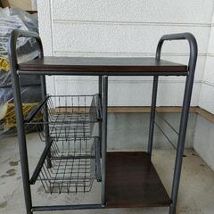 キッチンワゴン　家具 収納家具 棚、シェルフ